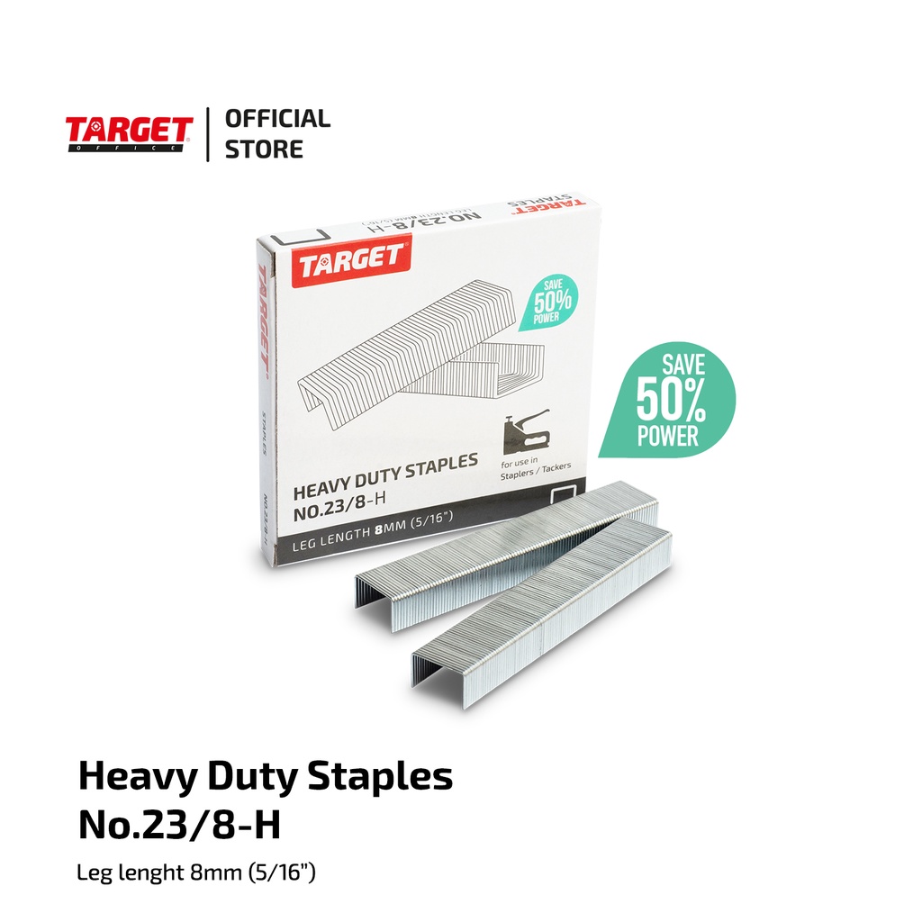 

Target - Staples No. 23/8 ( heavy duty staples )