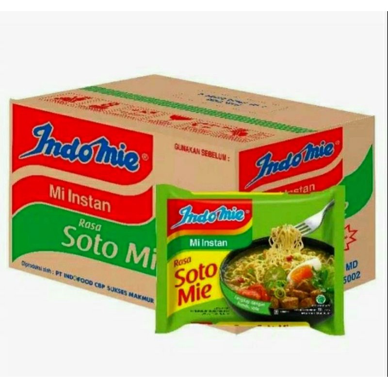 

Indomie Soto Mie 1 Dus Isi 40 Pcs