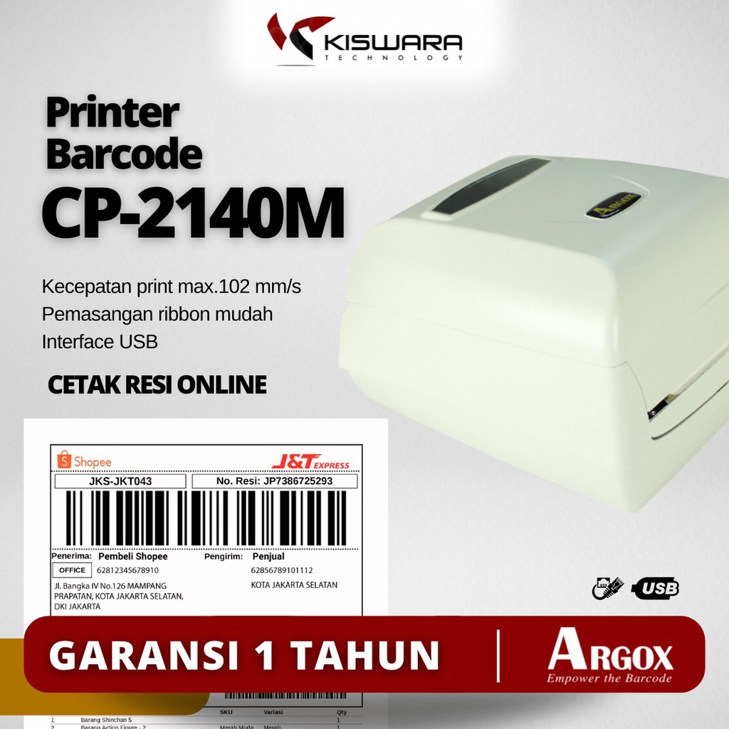 Printer Barcode Argox CP-2140M