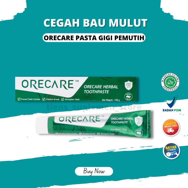 TIENS HERBAL ORECARE TOOTHPASTE / Pasta Gigi Herbal Alami Tiens