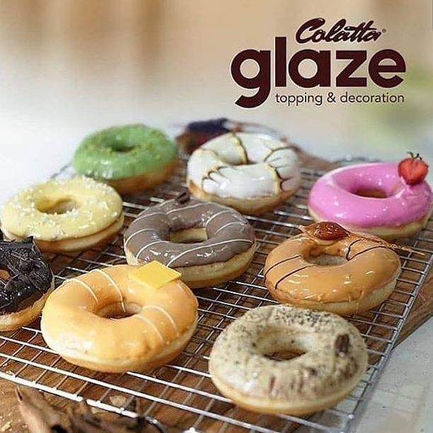 

ょ COLATTA GLAZE Donat Topping 250gr BEST PRICE & QUALITY っ