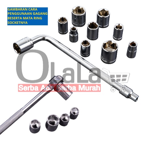 ( OJE ) KUNCI SOCKET SET 10PCS JS-1010