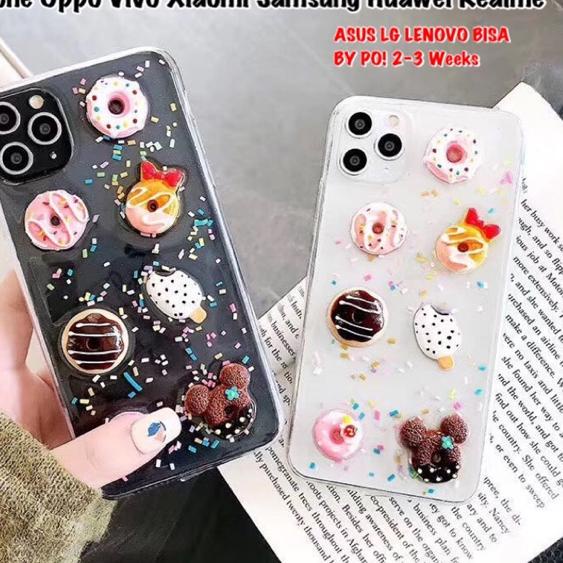 Model Baru - Donut 3D Case Samsung A51 A71 A31 M30s A13 A23 A33 A53 5G ✓