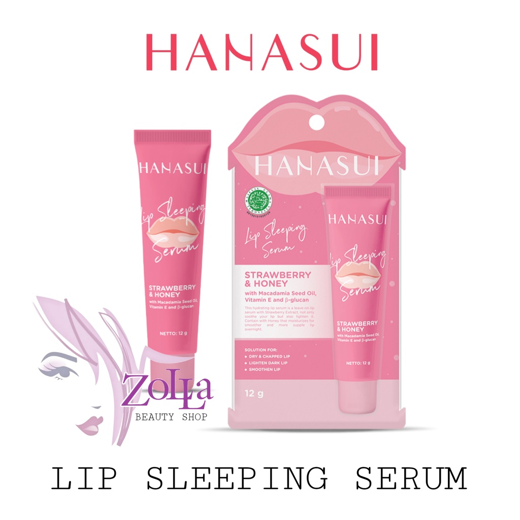 HANASUI LIP SLEEPING SERUM - BPOM - LIP SERUM HANASUI MURAH