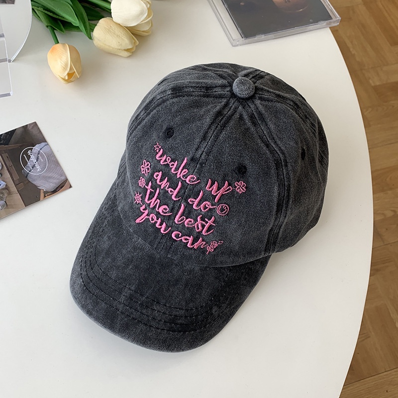 FINOM WALL - Topi Baseball Bordir Wake Up