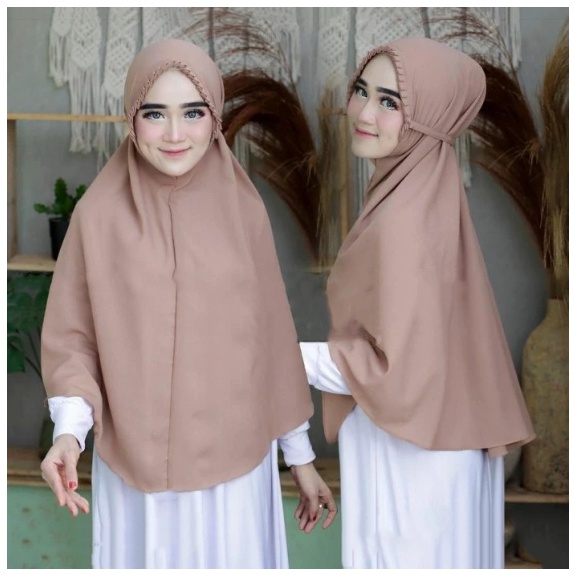 Bergo Jumbo Lipit / Jilbab Instan Diamond Lipit Jumbo