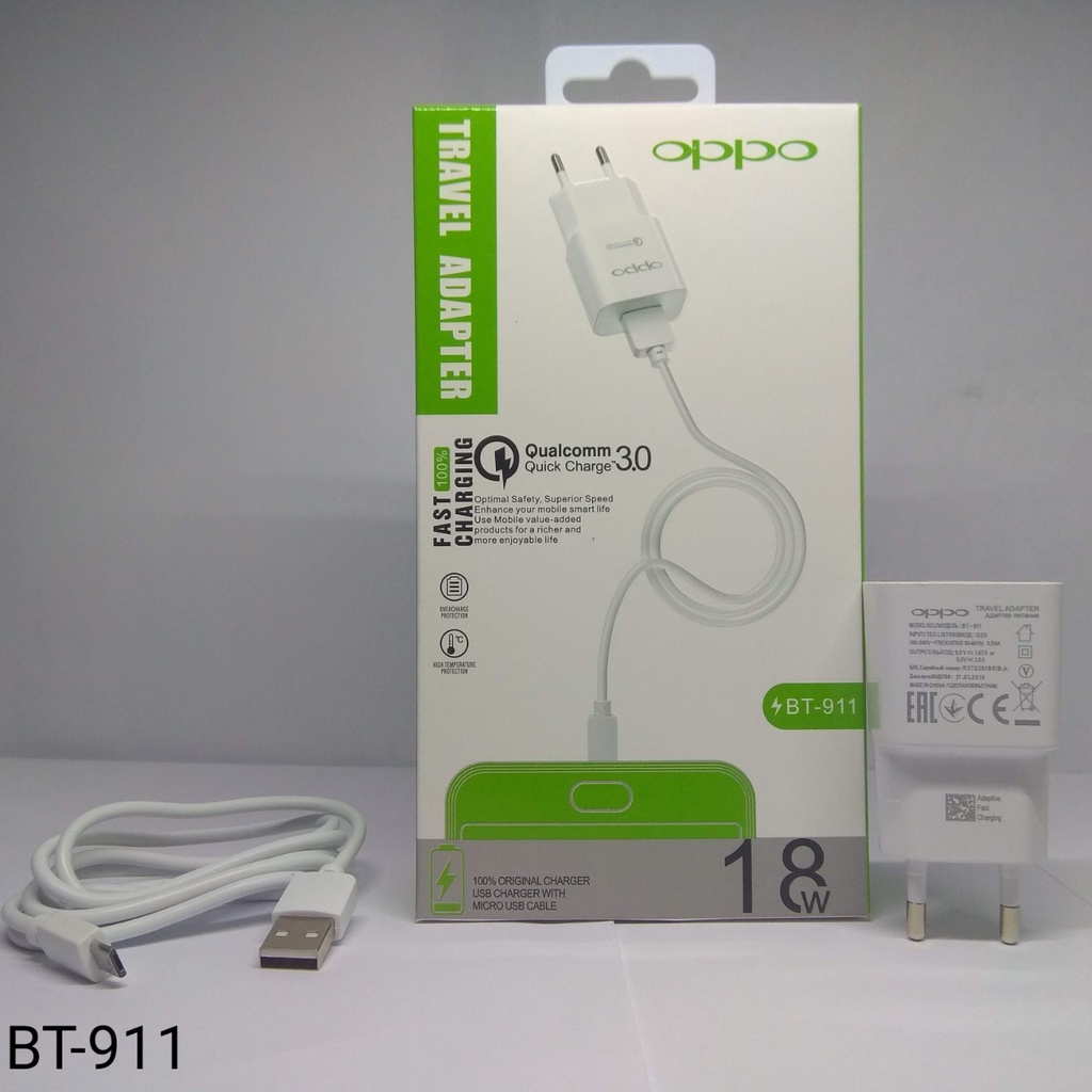 Charger Mikro USB BT-911 Charger Micro USB Fast Charing All Type Support Pengisian daya cepat