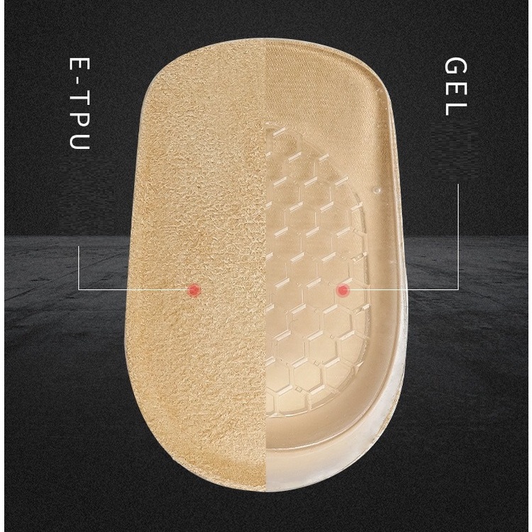 Insole Insol Sol Gel Peninggi Sepatu Penambah Tinggi Badan OSM-AS105