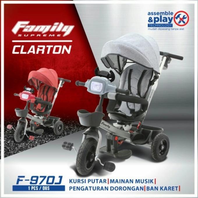 Sepeda Roda Tiga Family F 970 J Clarton #Original