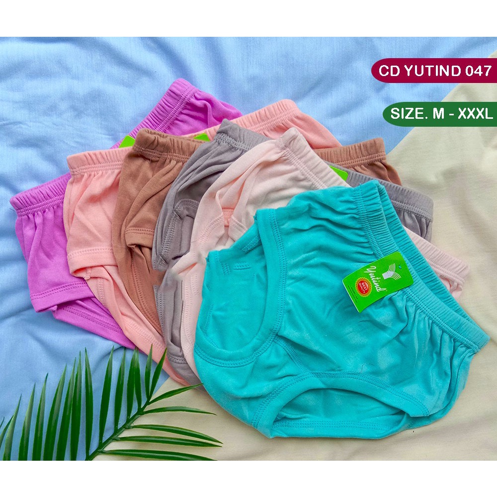 3 Pcs Celana Dalam Yutind 047 - CD Wanita - Karet Pinggang Lebar