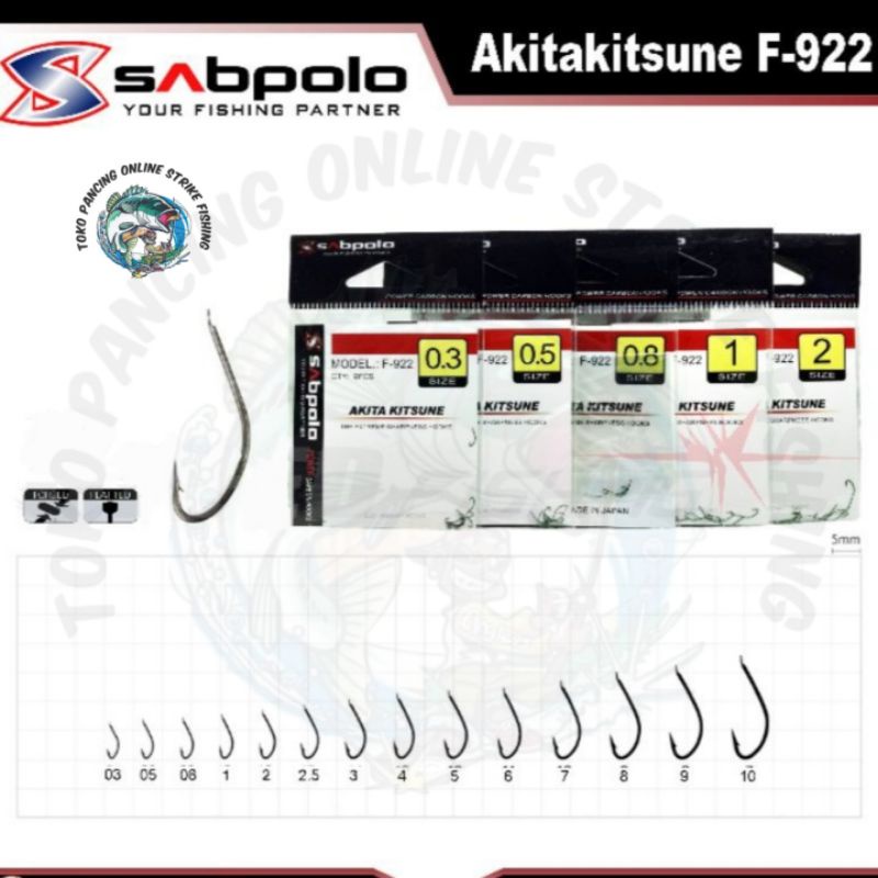 KAIL PANCING SABPOLO AKITA KITSUNE F-922
