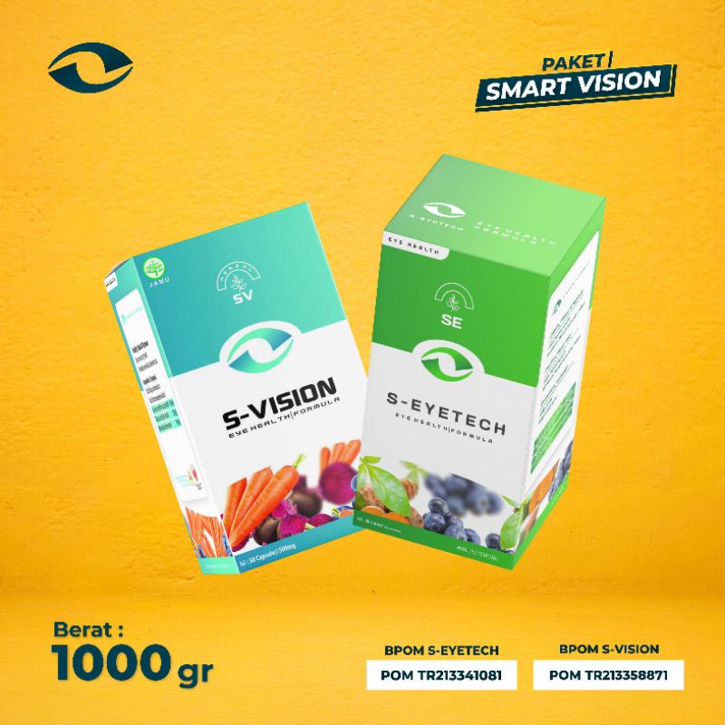 PAKET SMART VISION - OBAT HERBAL MATA MINUS DAN SILINDER