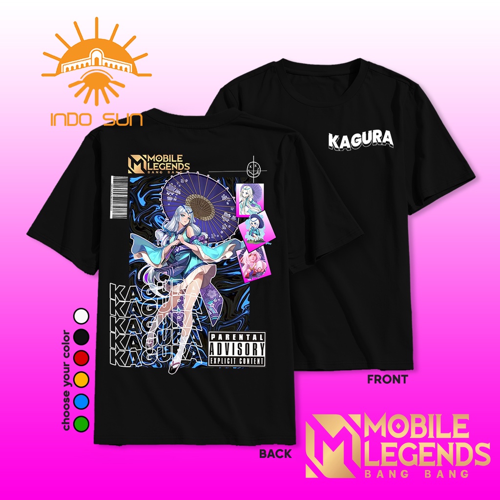 KAOS MOBILE LEGENDS HERO KAGURA - KAGURA MOBILE LEGENDS - KAOS MOBILE LEGENDS PRIA - KAOS MOBILE LEG