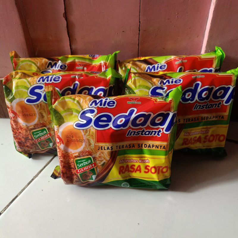 Mie sedap soto 75g (5 bungkus)