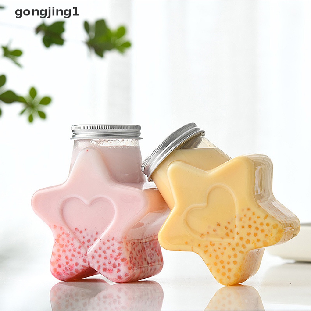 Ggg Kreatif Berujung Lima Bentuk Bintang Botol Minum Cangkir Teh Botol Minuman Segi Lima Botol Susu Luar Ruangan Botol Susu Pet Milk Tea Juice Botol Minum Dingin ID