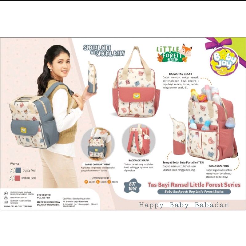 Tas Ransel Baby Joy Little Forest Series