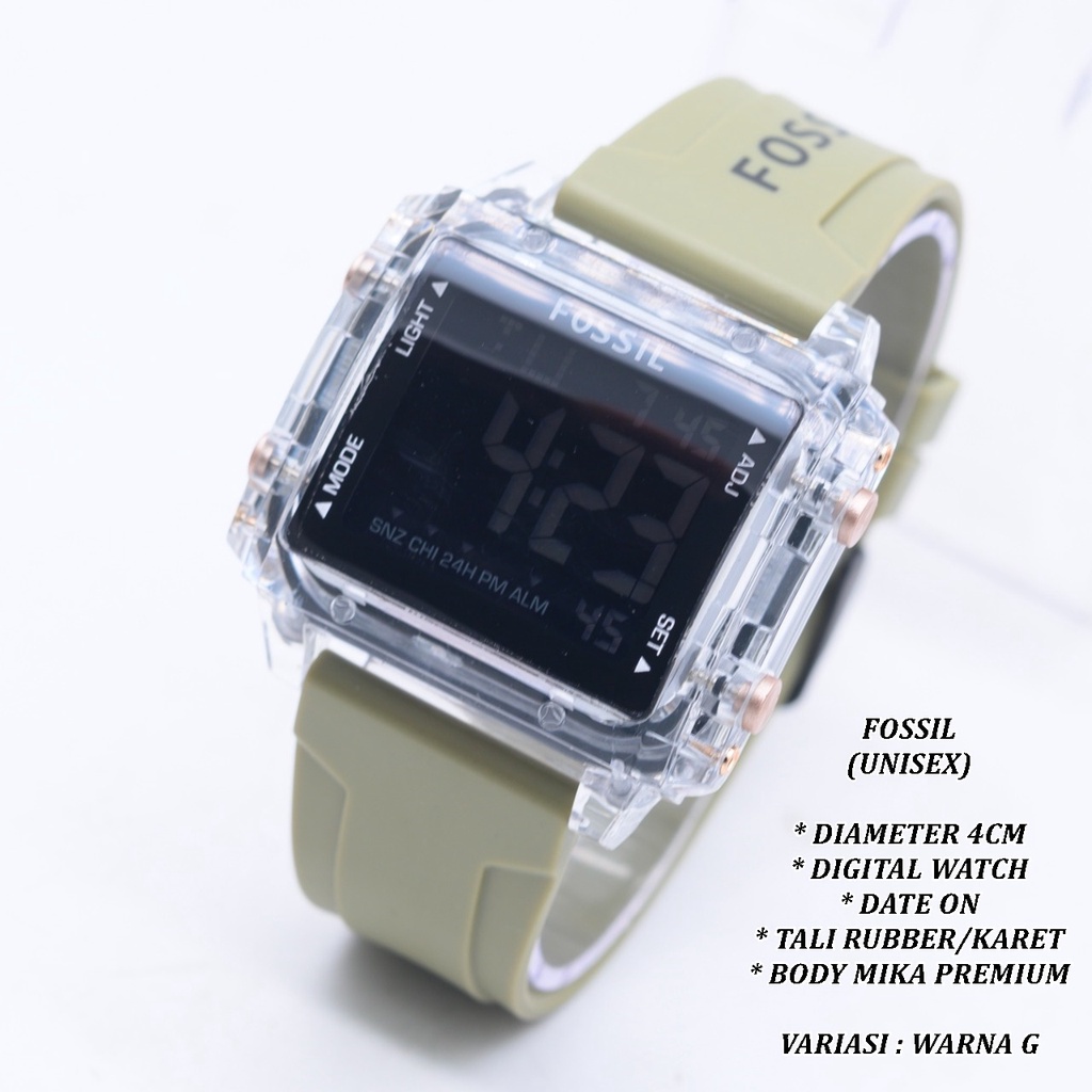 (BISA COD) JAM TANGAN WANITA FASHION HB-0012 TALI RUBBER BODY MIKA TANGGAL AKTIF