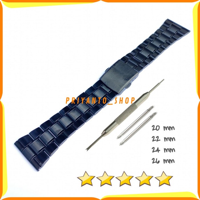 Jhg Strap Tali Jam Tangan Rantai Expedition 20Mm 22Mm 24Mm 26Mm Bonus Pen