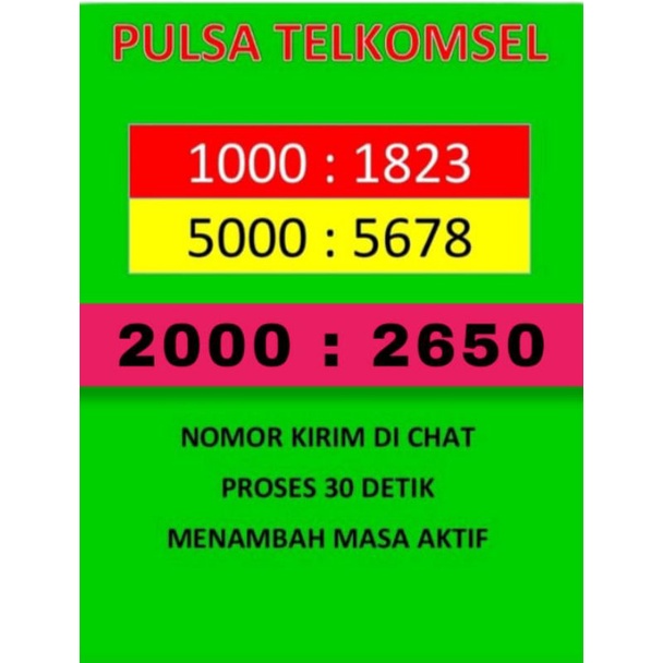 PULSA TELKOMSEL 1000 AS BYU SIMPATI LOOP MENAMBAH MASA AKTIF