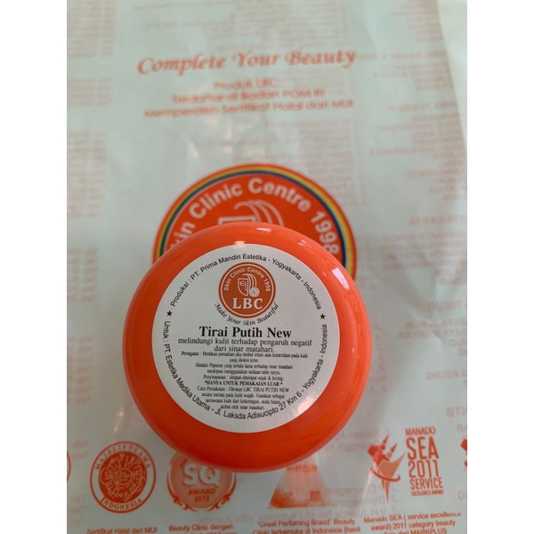 Cream Lbc tirai putih new