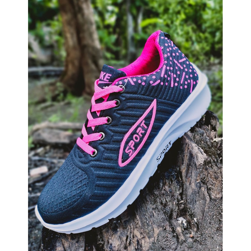 Sepatu Hak Tinggi Ringan~ Sepatu Sneakers Olahraga wanita