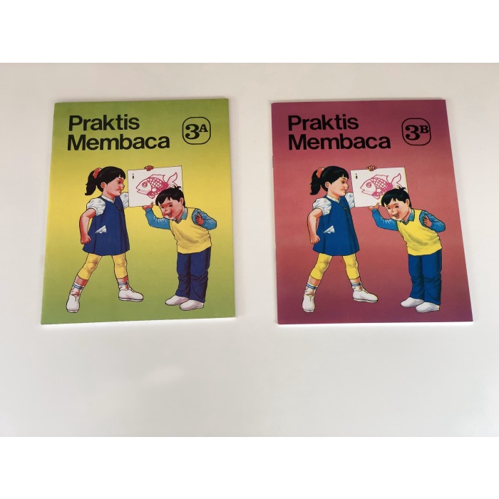 BUKU PRAKTIS MEMBACA/ BUKU BELAJAR MEMBACA (1A/1B/2A/2B/3A/3B)