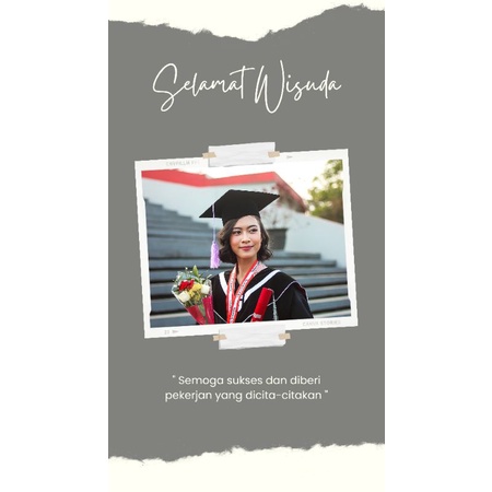 jasa edit pembuatan ucapan selamat wisuda, edit foto wisuda