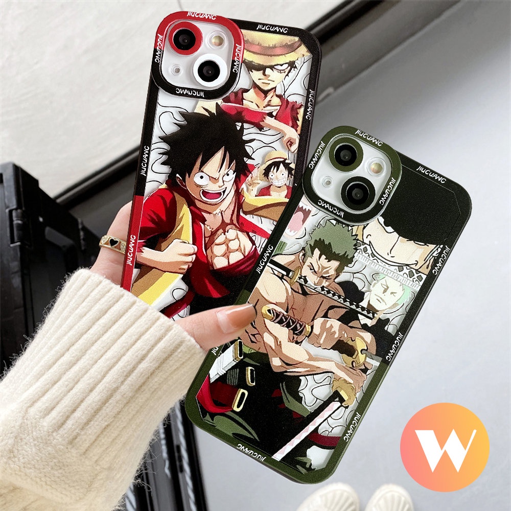 Soft Tpu Cute Luffy Casing Ponsel Realme C35 C25Y C21Y C30 C20 C15 C25 C11 C21 C12 C31 C25s C3 C20A GT Realme 8pro 8 6i 8i 9pro Plus 5i 9 5 9i 5s Anime One Piece Sauron Cover