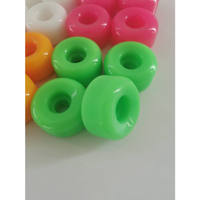 53* 34MM 99A Roda skateboard Bentuk H 4pcs candy color 2use road wheel Roda skateboard slide