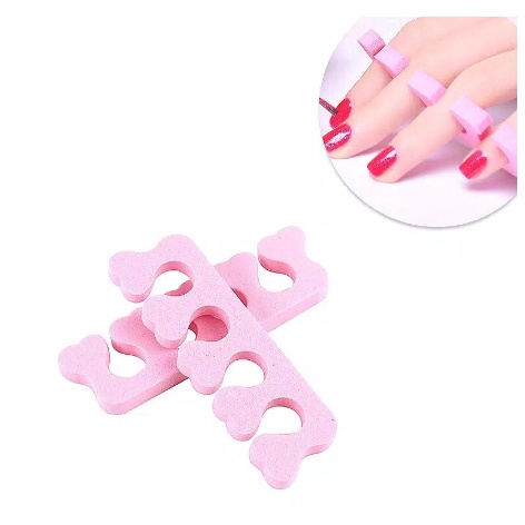 Pemisah Jari Nail Art Alat Manicure Pedicure-Spons Finger Separator