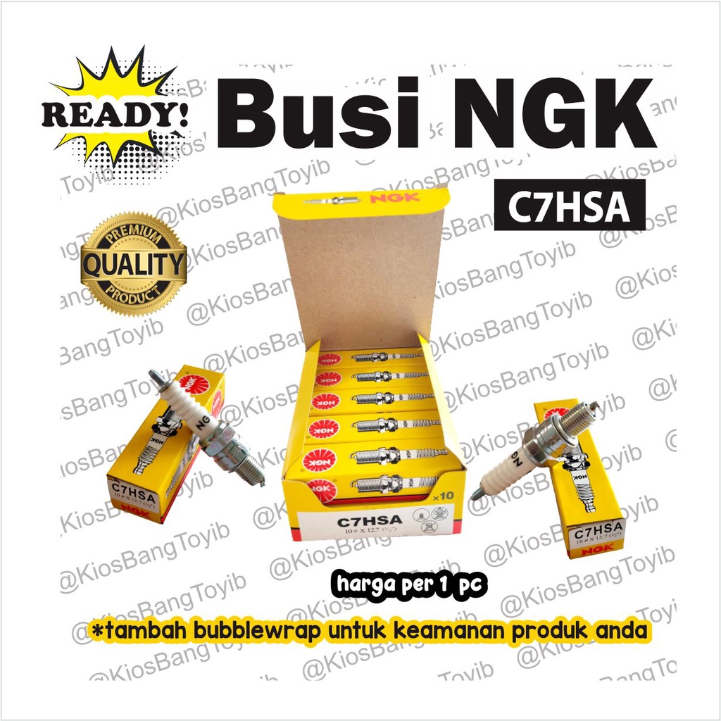 Busi Motor NGK C7 C7HSA Grand Supra X Mio Jupiter Vega FiZR