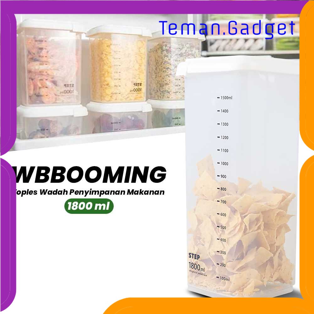 TG - DPR WBBOOMING Toples Wadah Penyimpanan Makanan Food Storage Container - W1804