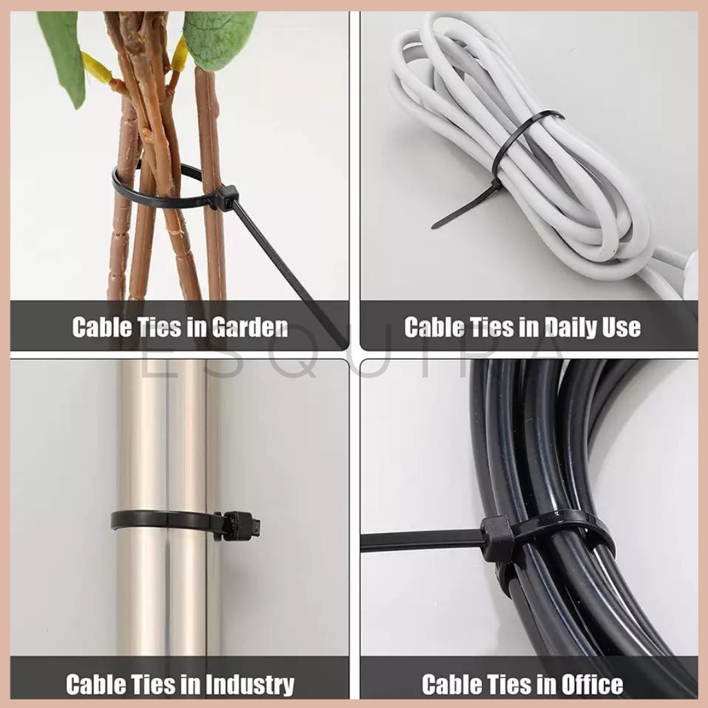 Cable Ties / Kabel Tie / Pengikat Bungkus Makanan 10 Cm / NCTP100/NCTH100