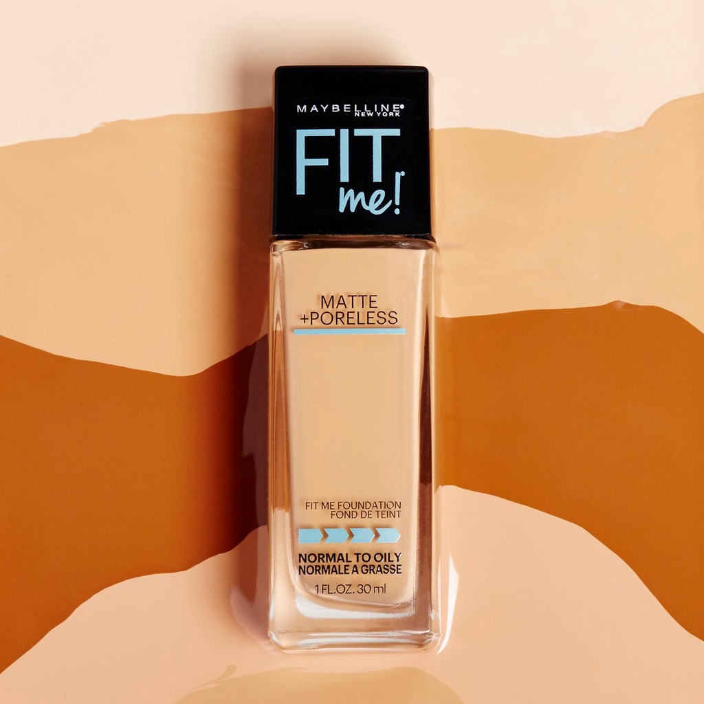 MAYBELINE FIT ME FOUNDATION - Foundation Fit Me Matte + Poreless Maybelline