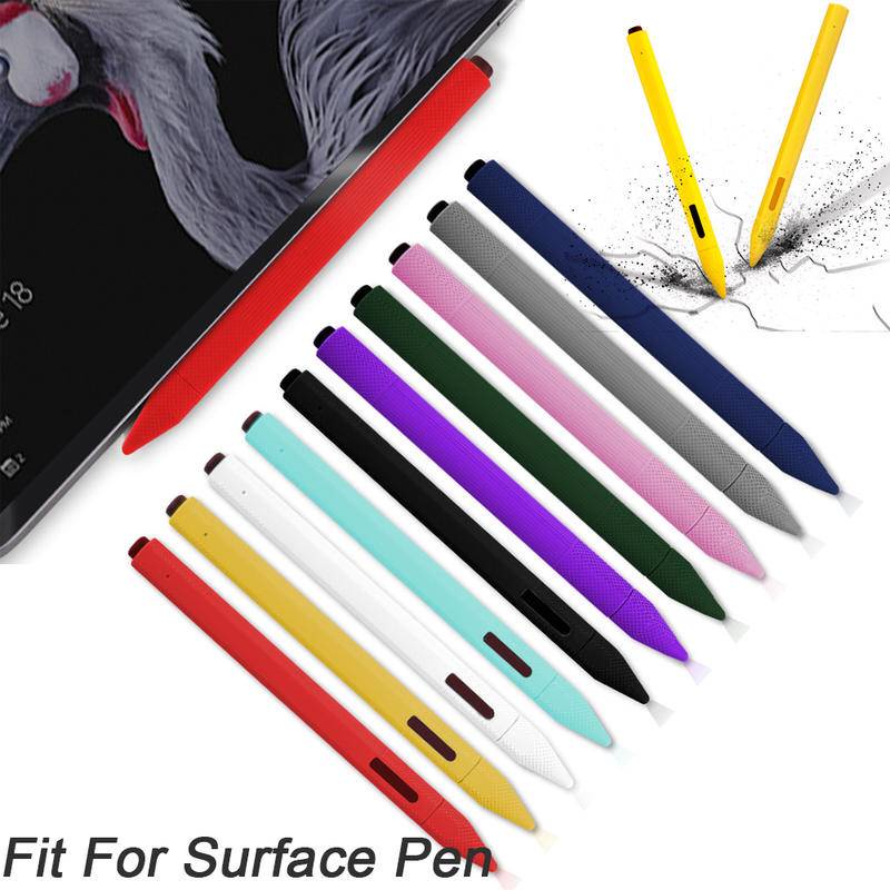 Silikon Stylus Pelindung Case Untuk Microsoft Surface Touch Pen Tip Full Cover Pelindung Lengan Bungkus Holder Bag