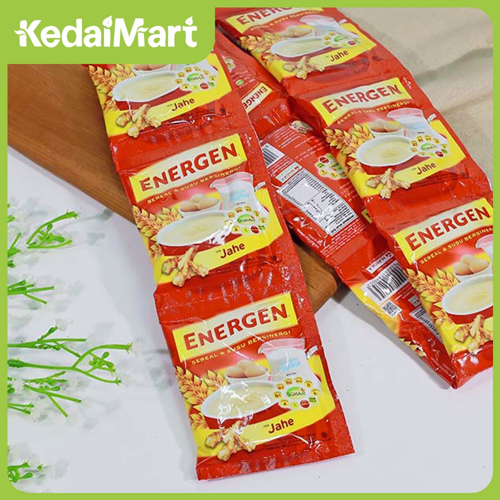 

Energen Sereal Rasa Jahe Renceng Isi 10 x 32 Gram