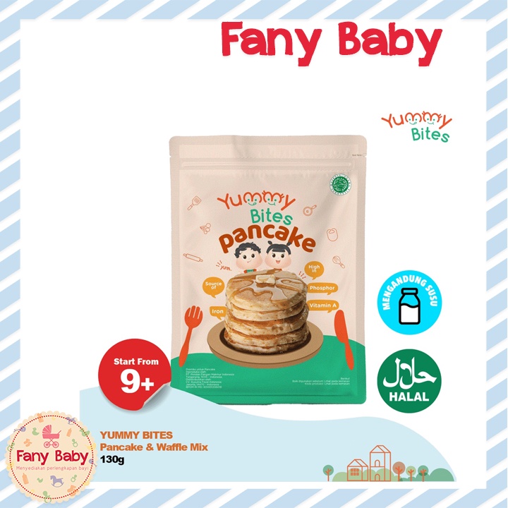 YUMMY BITES PANCAKE &amp; WAFFLE MIX 130GR