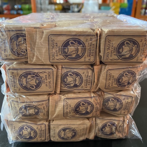 

Kopi Hitam Bubuk Cap Teko/Kopi Mini Khas Bogor/Kopi Item/Toko Agus/1 Pack Isi 30pcs