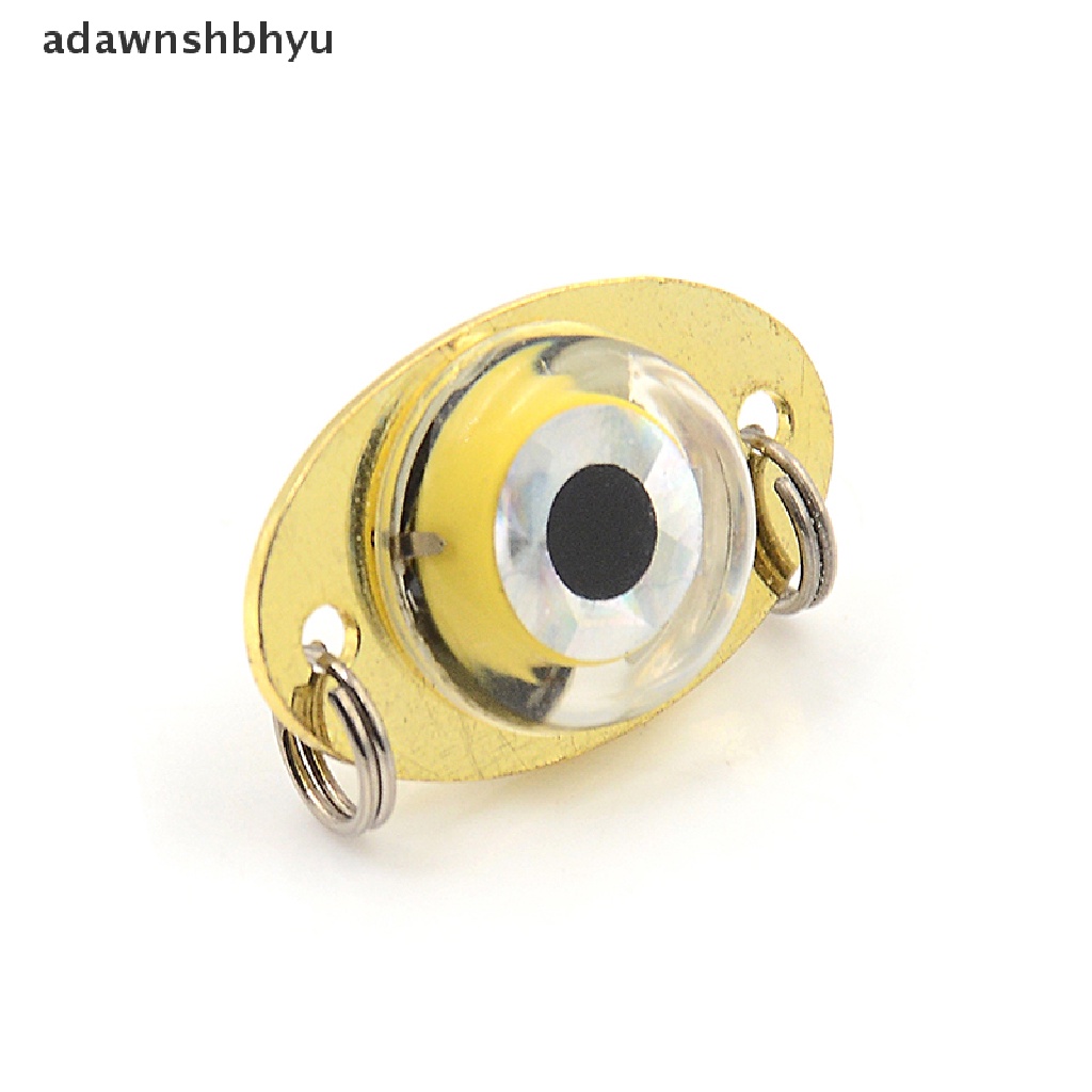 Adawnshbhyu Lampu LED Mini Flash Fish Lure Light Lamp Deep Drop Underwater Bentuk Mata Memancing Cumi ID