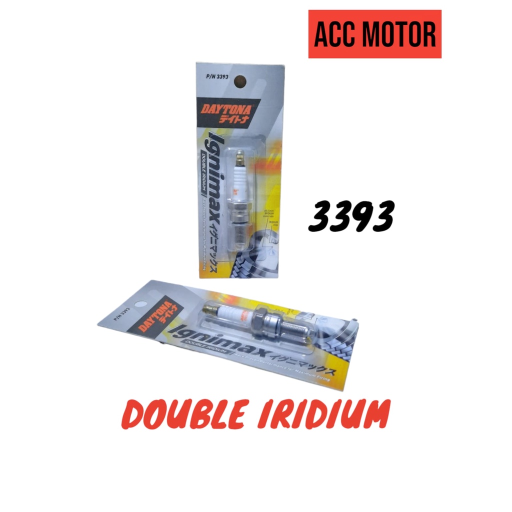 Busi Motor Double iridium Honda Blade - Kirana - Daytona IGNIMAX 3393