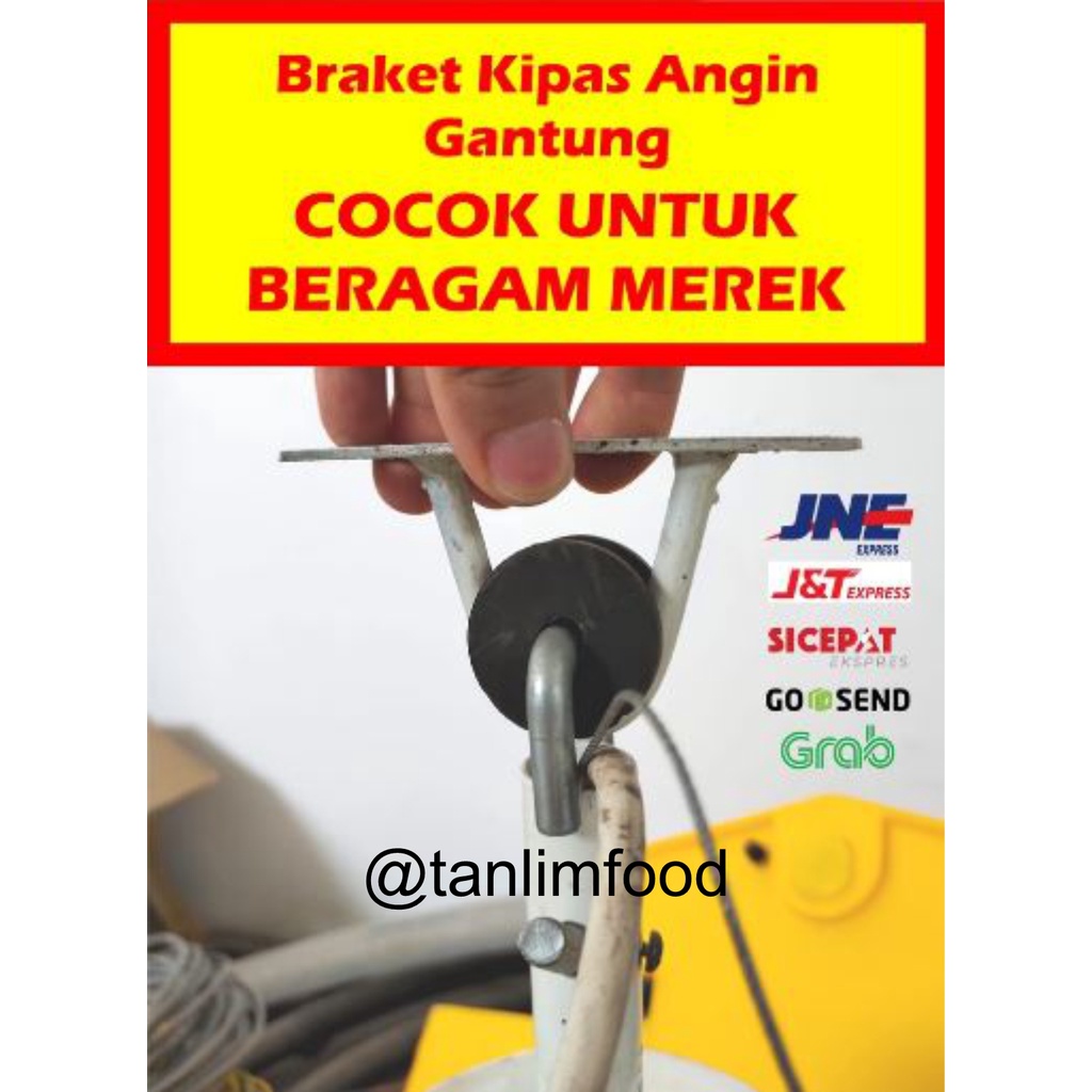 Braket Bracket Kipas Angin Gantung Putih Ceiling Fan