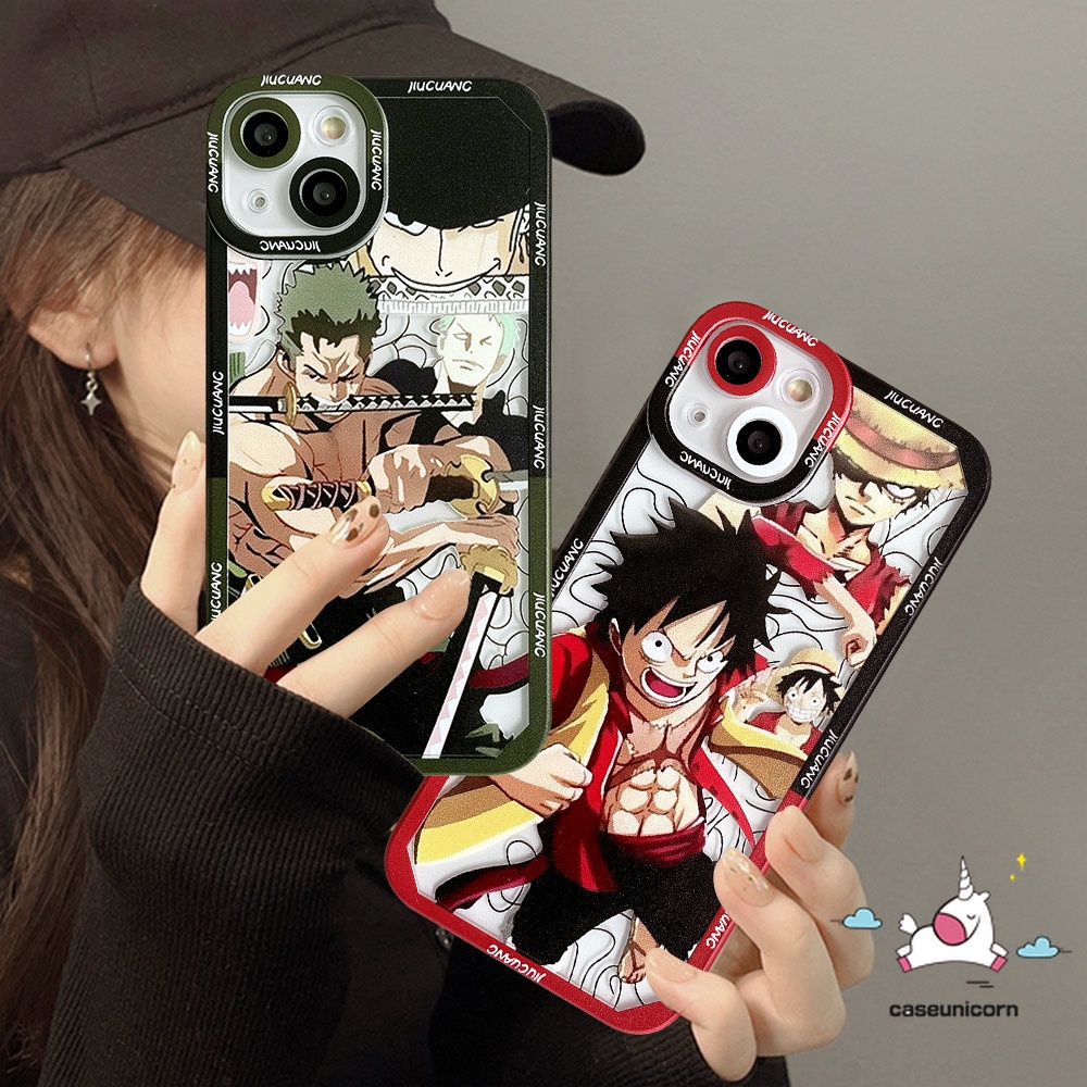 Oppo A95 A17k A15 A54 A17 A57 A16 A12 A78 A58 A55 A96 A77s A94 A12E A7 A9 A5S A76 A3S A16K A74 A5 A31 A1K Reno 8T 75 5F 7Z 4F 6 Anime Kartun One Piece Zoro Soft Case TPU Luffy