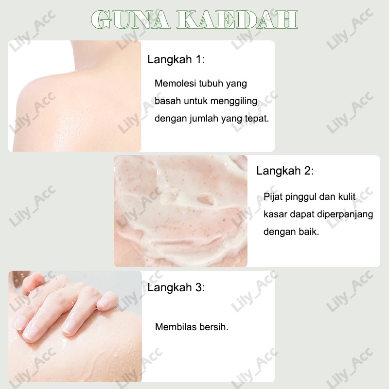 【COD】Lulur shea butter Scrub Menghilangkan sel  mati/Lulur badan memutihkan Sabun scrub Menghilangkan kulit mati Memutihkan/Melembabkan dan melembutkan Memperbaiki warna kulit