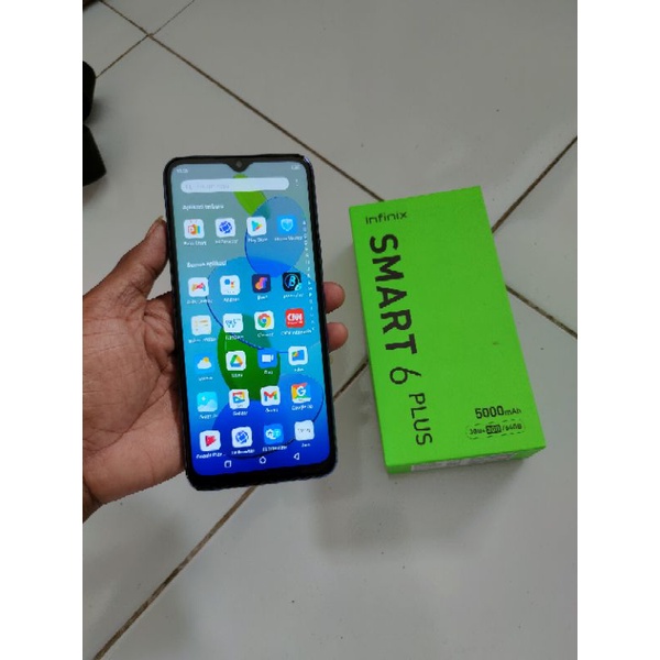infinix smart 6 plus ram 3+3/64GB