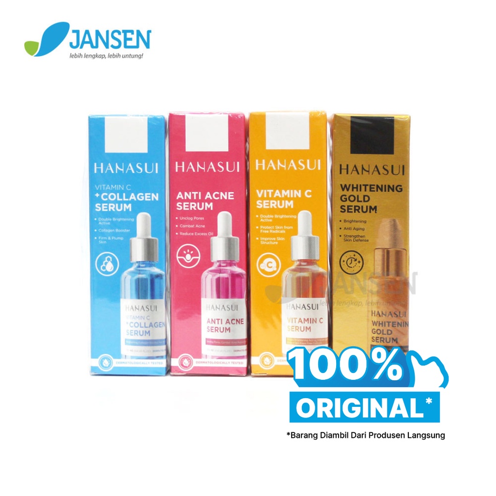 Jual Hanasui Serum - Serum Wajah 20 Ml | Vitamin C + Collagen - Anti ...