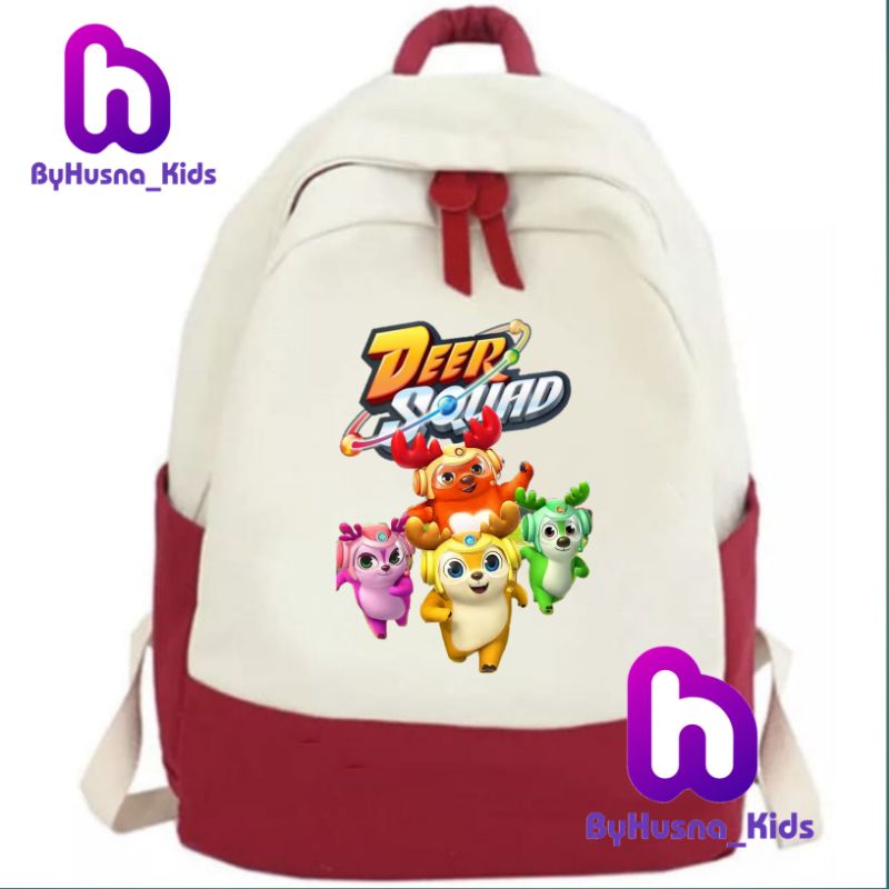 TAS RANSEL ANAK DEER SQUAD BACKPACK ANAK  UNISEX CEWE COWO TAS PEREMPUAN BAJU ANAK TAS LAKI LAKI BAL