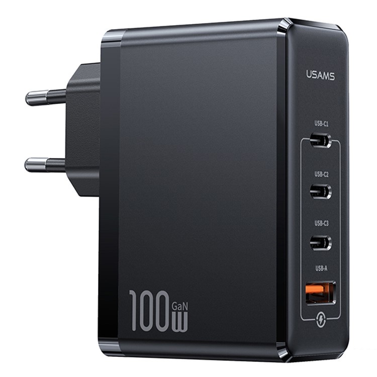 USAMS 100W 4 Ports Gan Fast Charger EU Original