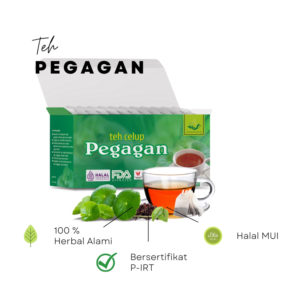 

Tazakka Teh Celup Daun Pegagan Kering Bubuk Original Isi 20 Kantung Tea Bag Minuman Kesehatan Herbal Antidepresan Insomnia Susah Tidur Ampuh Obat Sakit Kepala Pusing Vitamin Daya Ingat Kecerdasan Anak