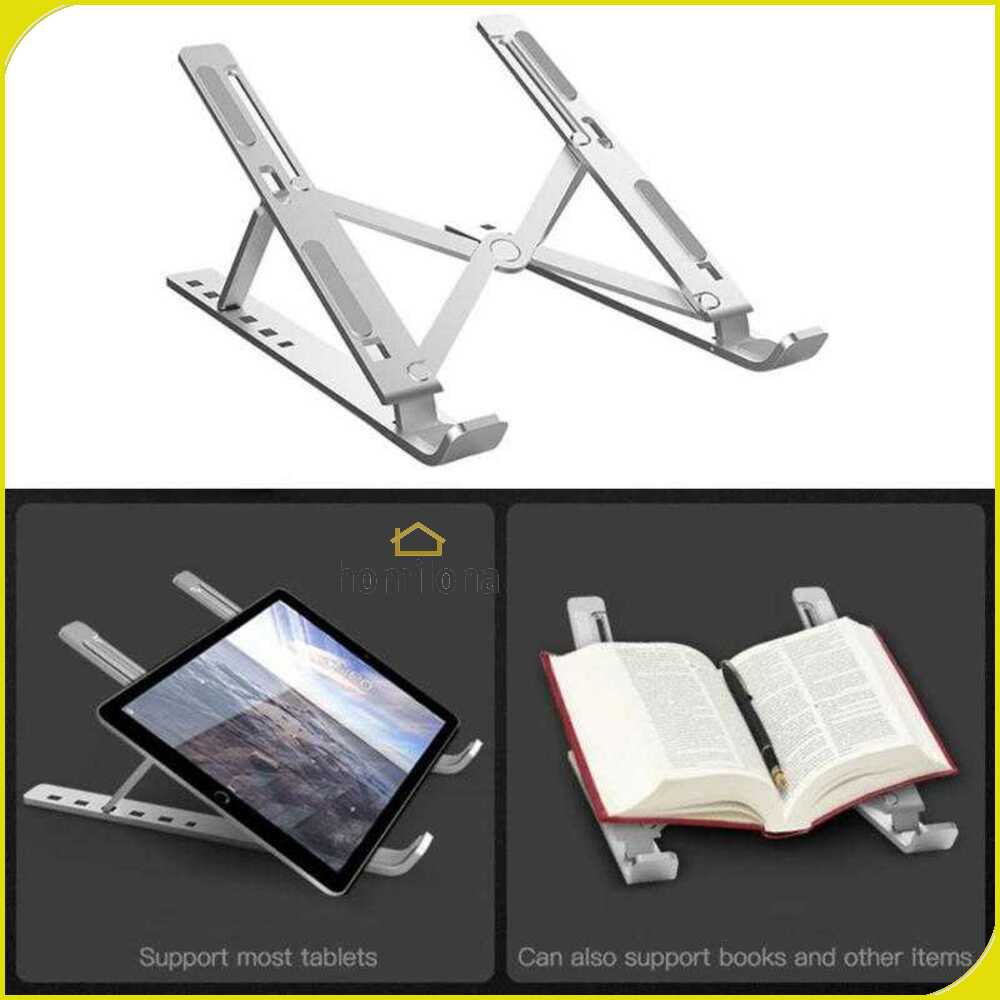 NUOXI Laptop Stand Aluminium Foldable Adjustable 6 Height - N3