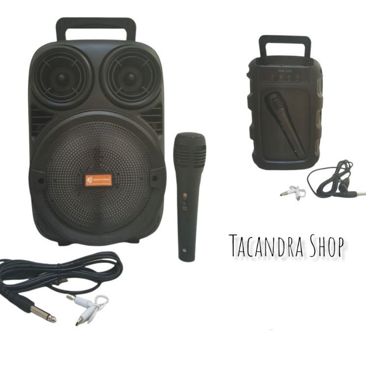 Speaker Bluetooth Bass 6.5 Inci 3381 Free Microphone / Speaker Wireless Aktif / Salon Bluetooth bt S